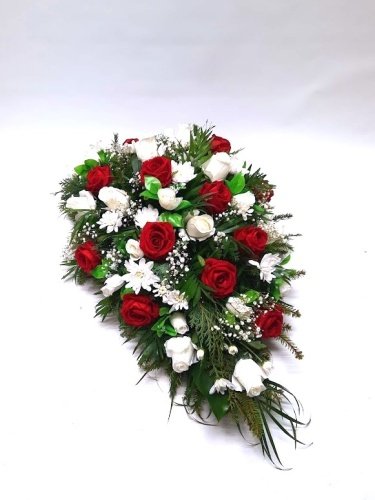 Leinakimp kuusealusel nr 40, eluslill ja kunstlill läbisegi 70-80cm